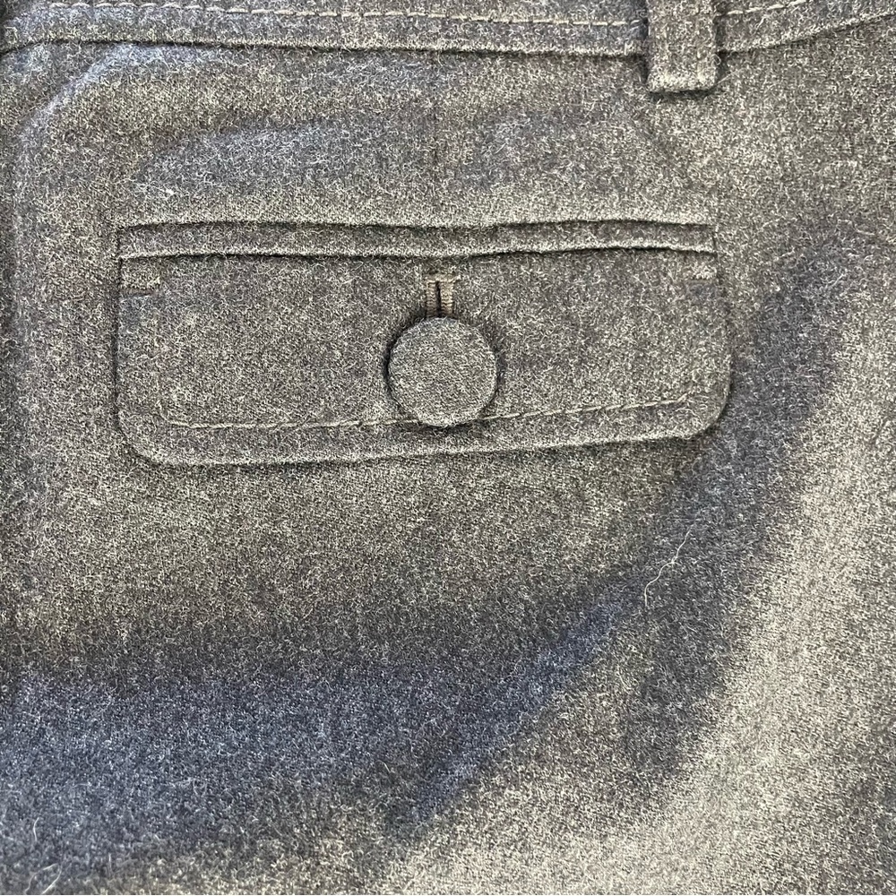 Ann Taylor Lindsay Wool Cashmere Pants Trousers Gray Size 2 Petite - Picture 10 of 13
